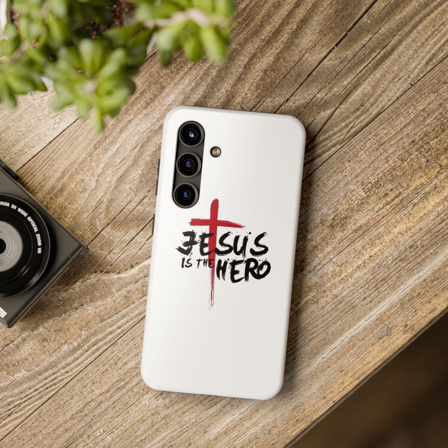 Jesus Is The Hero Phone Case