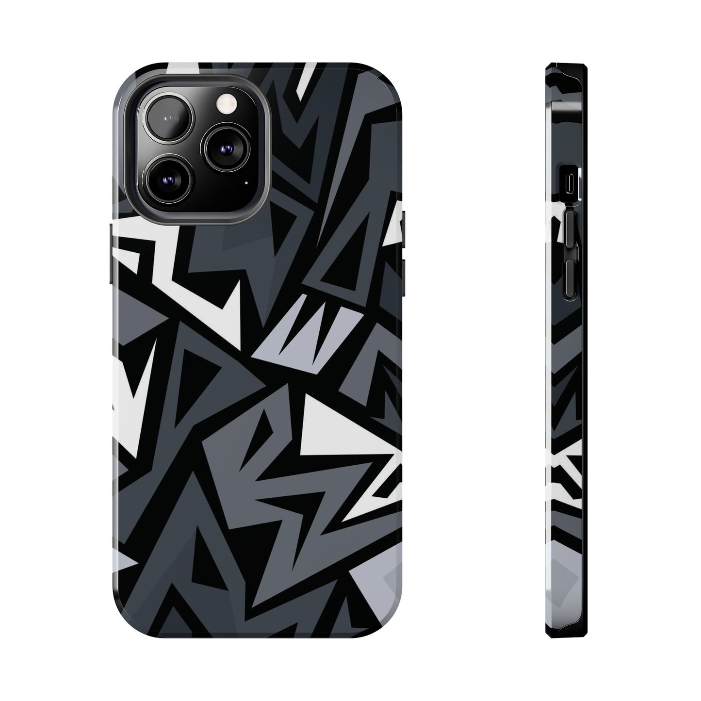 Abstract Black Pattern Phone Case