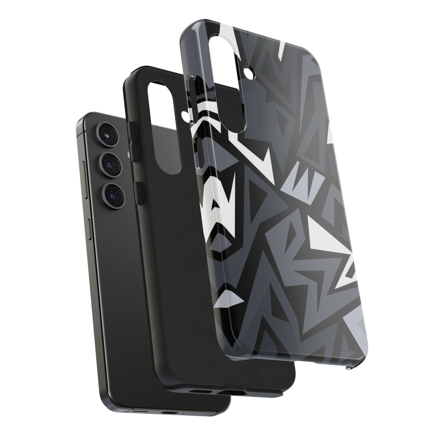 Abstract Black Pattern Phone Case