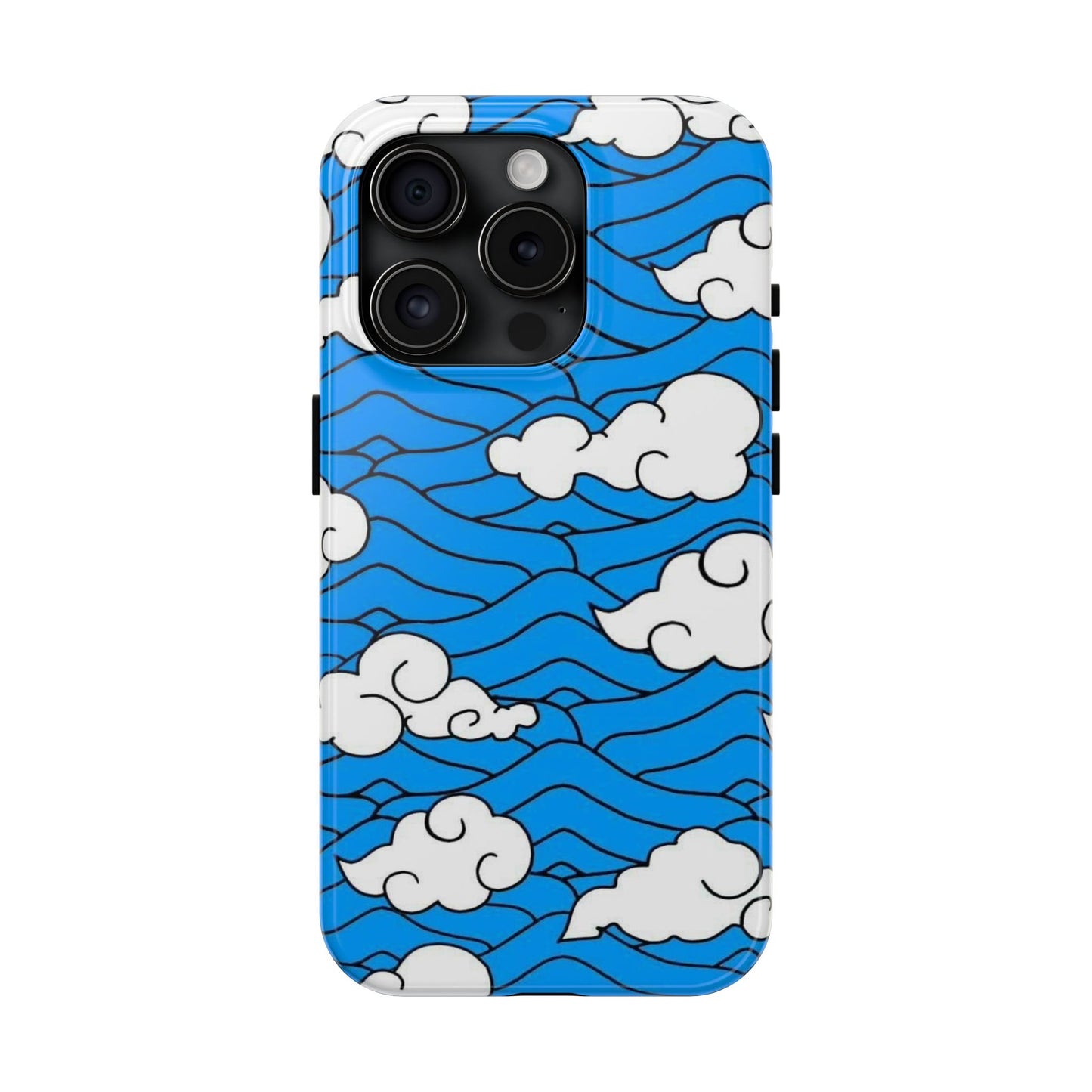 Cartoon Clouds Pattern Phone Case