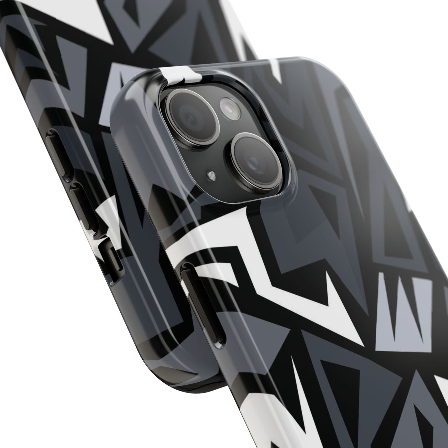 Abstract Black Pattern Phone Case