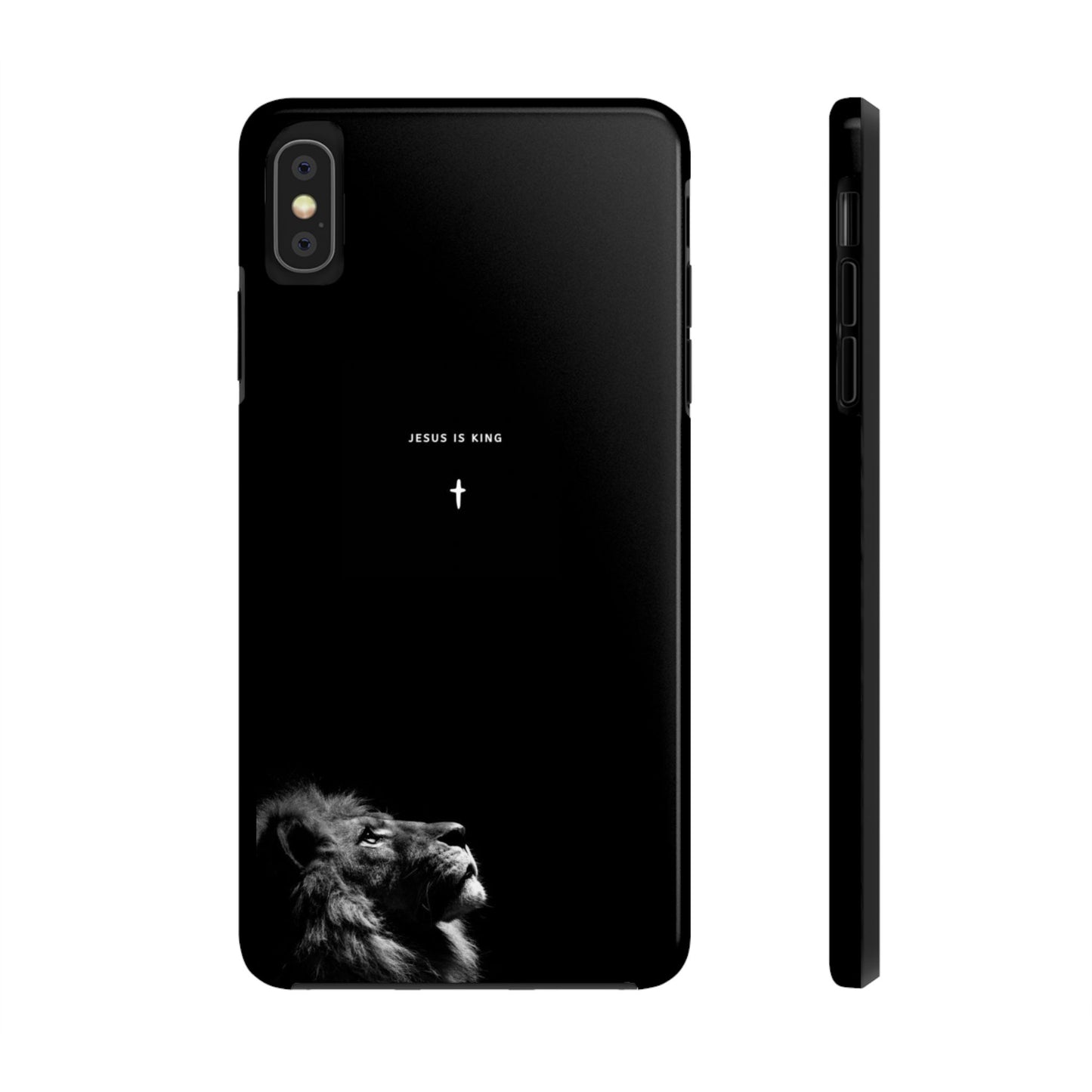 Jesus is King Lion Phone Case