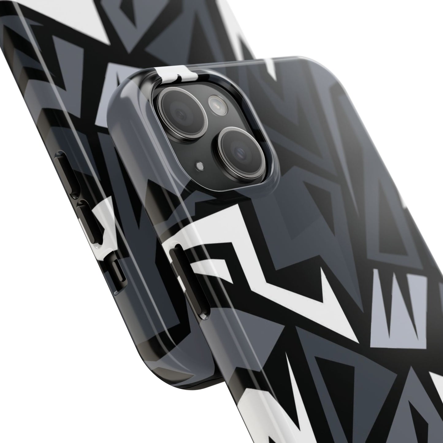 Abstract Black Pattern Phone Case
