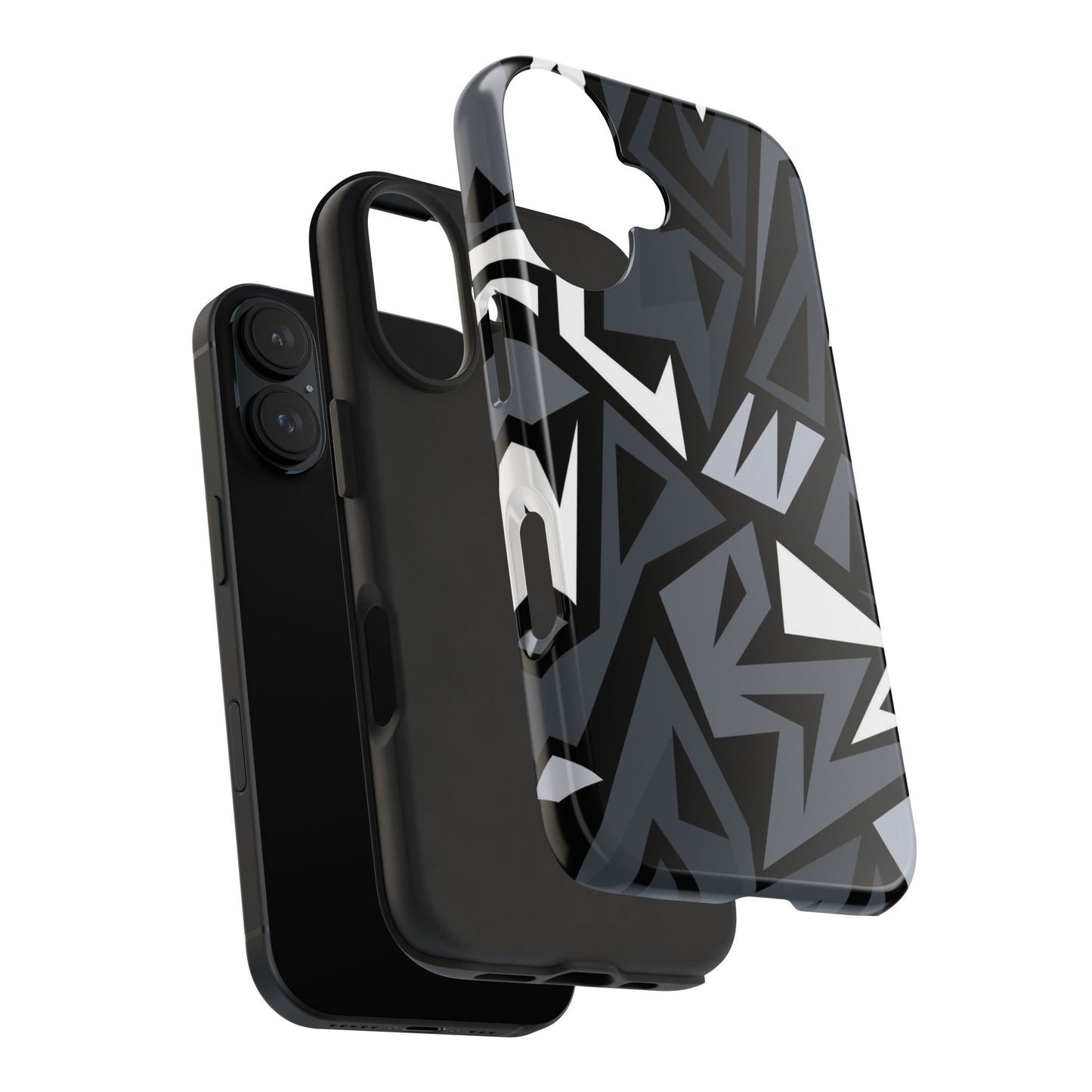 Abstract Black Pattern Phone Case