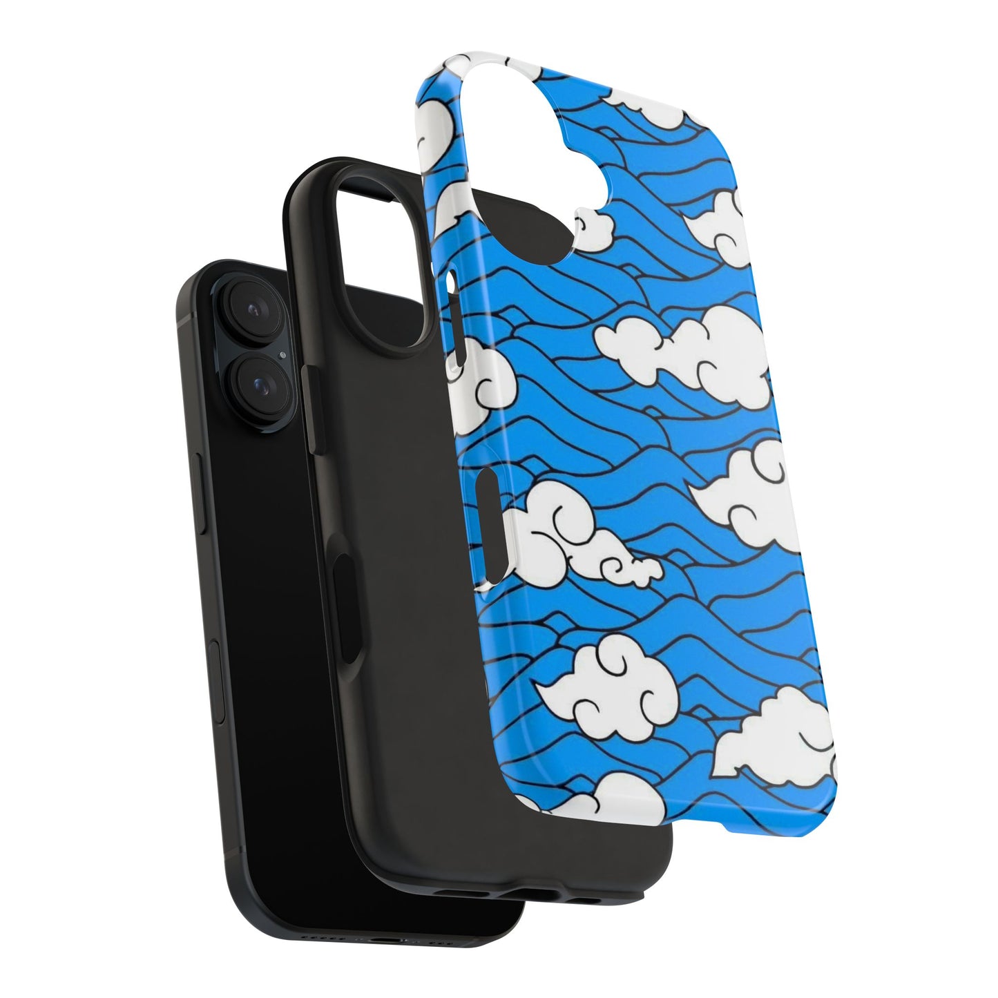 Cartoon Clouds Pattern Phone Case