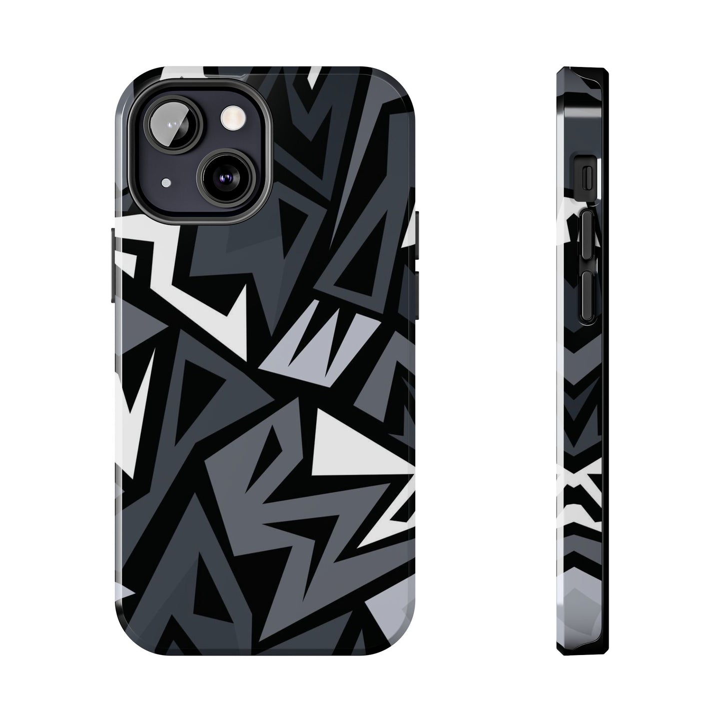 Abstract Black Pattern Phone Case