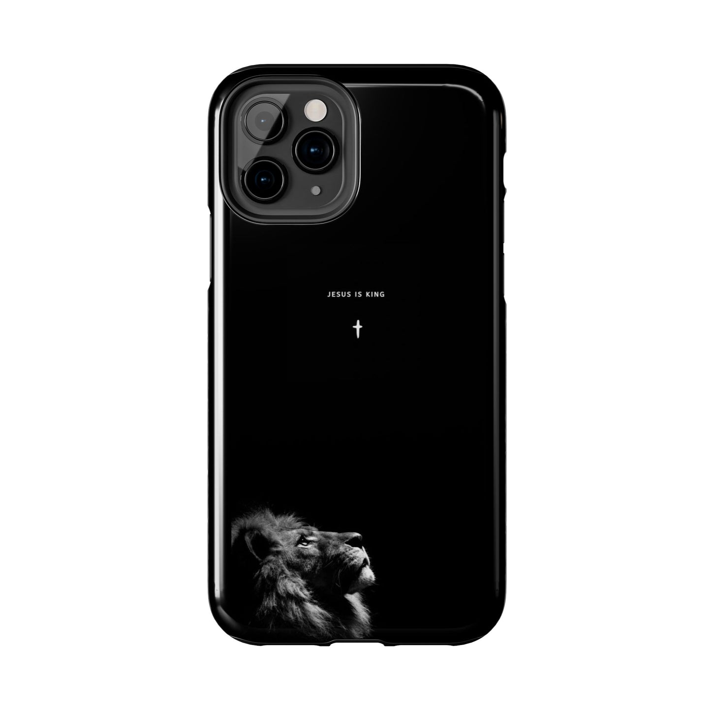 Jesus is King Lion Phone Case