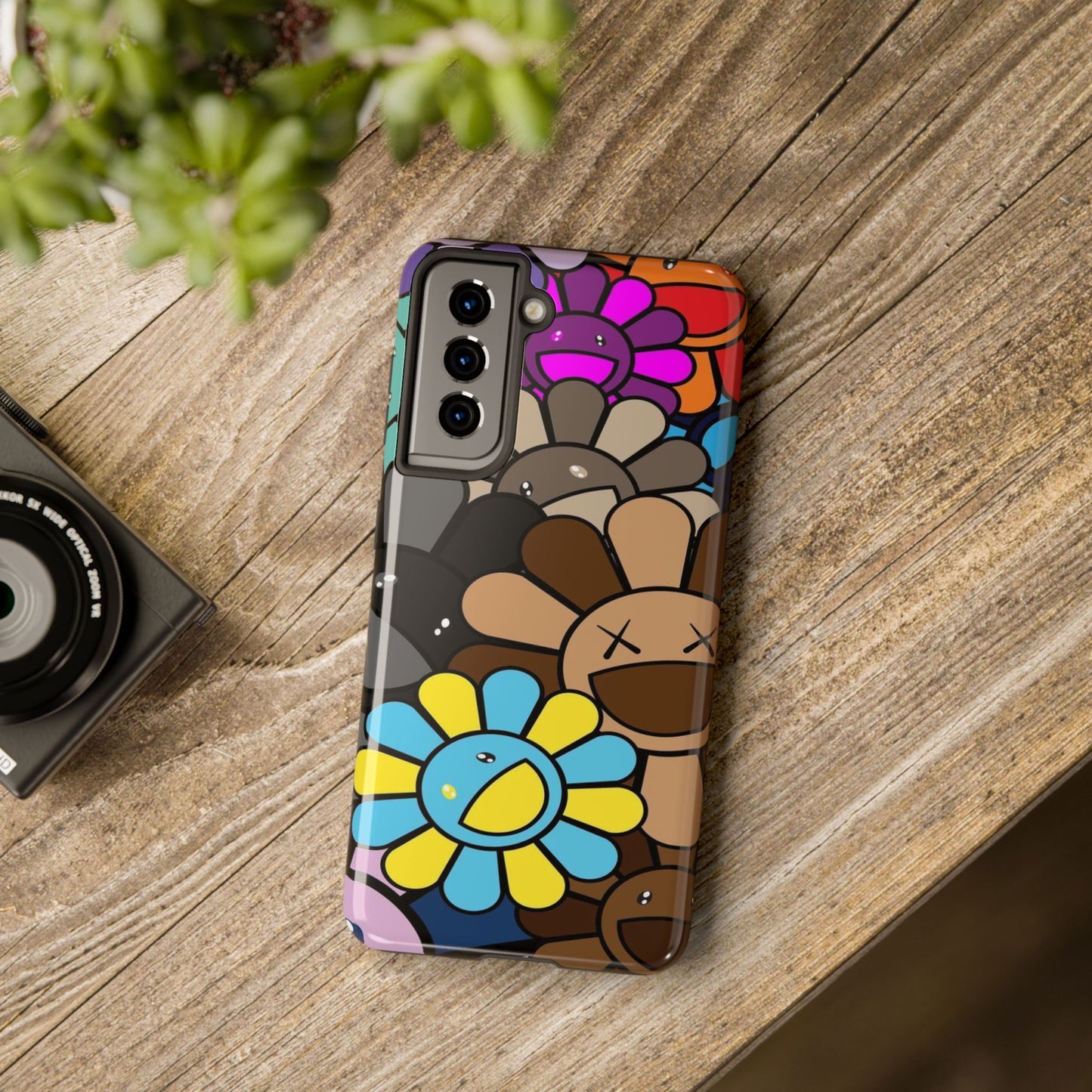 Rainbow Smiles Bloom Pattern Phone Case