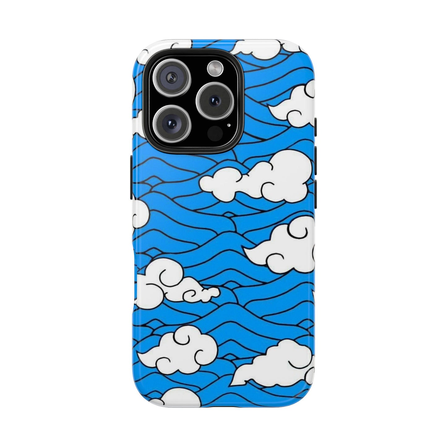 Cartoon Clouds Pattern Phone Case