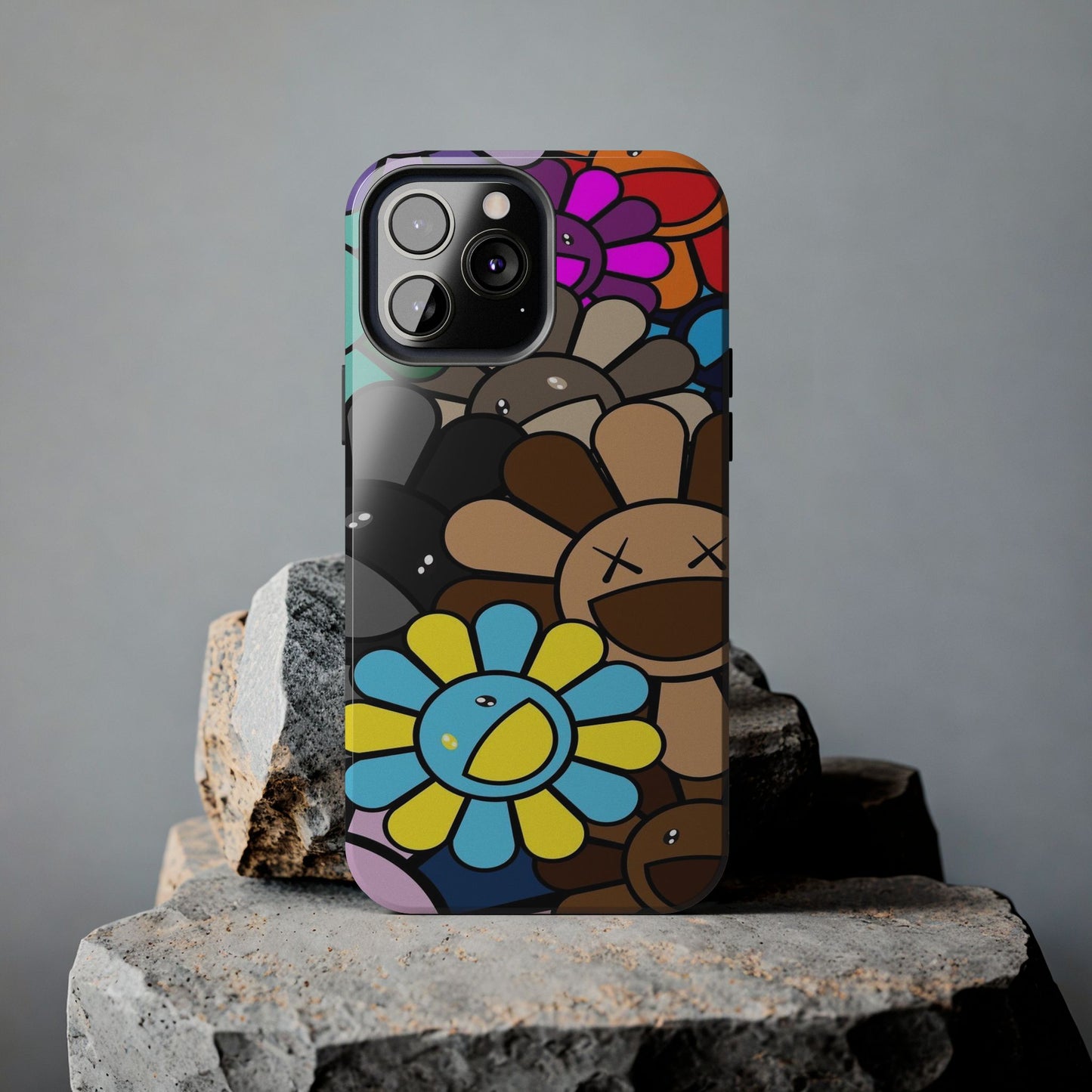 Rainbow Smiles Bloom Pattern Phone Case