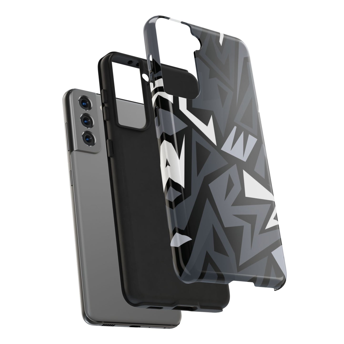 Abstract Black Pattern Phone Case