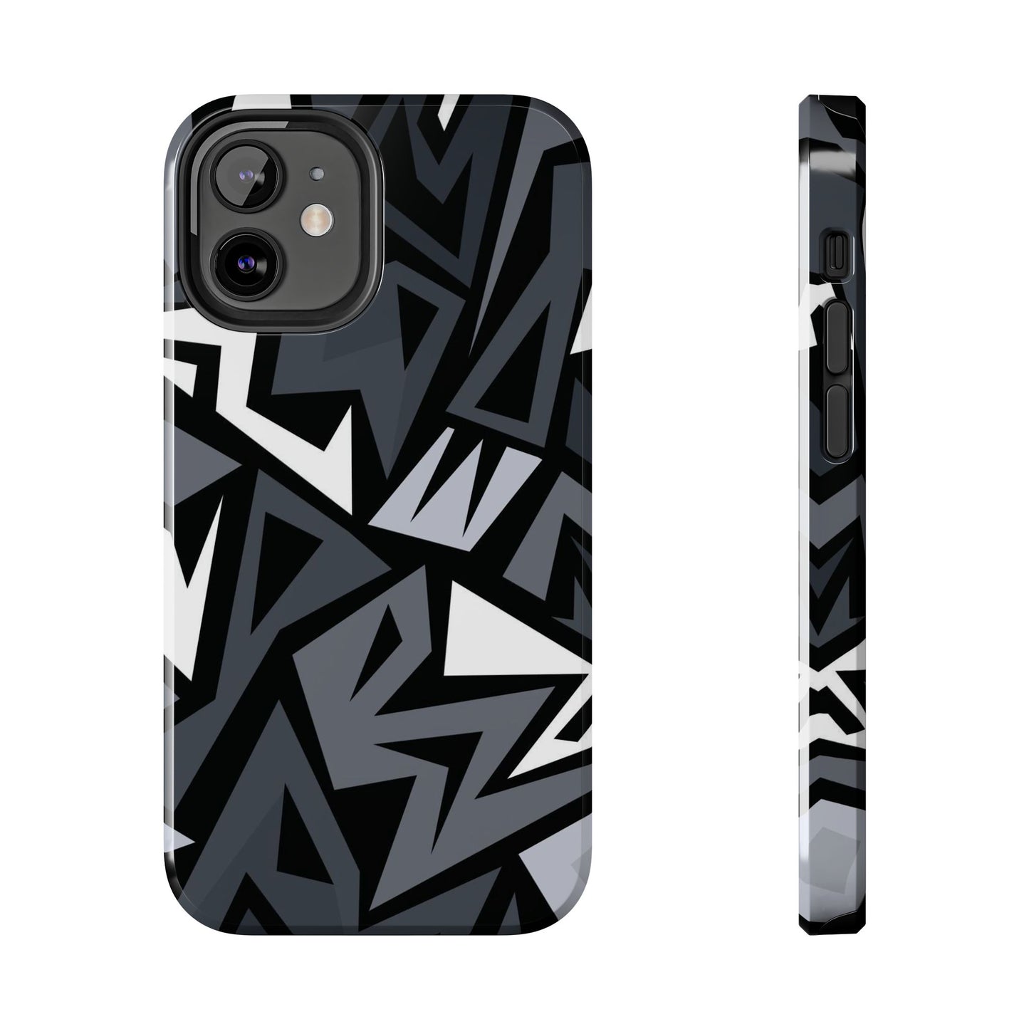 Abstract Black Pattern Phone Case