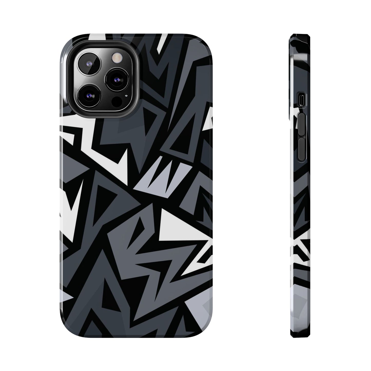 Abstract Black Pattern Phone Case