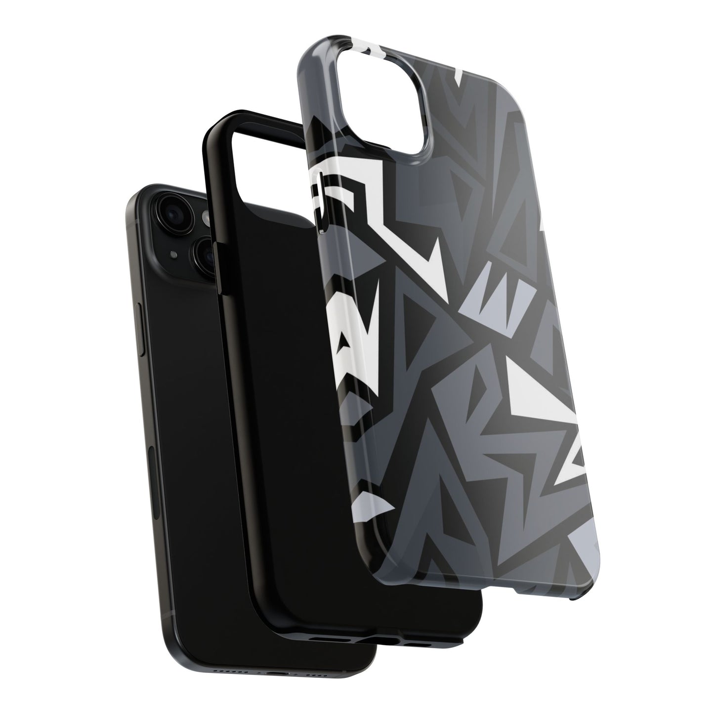 Abstract Black Pattern Phone Case
