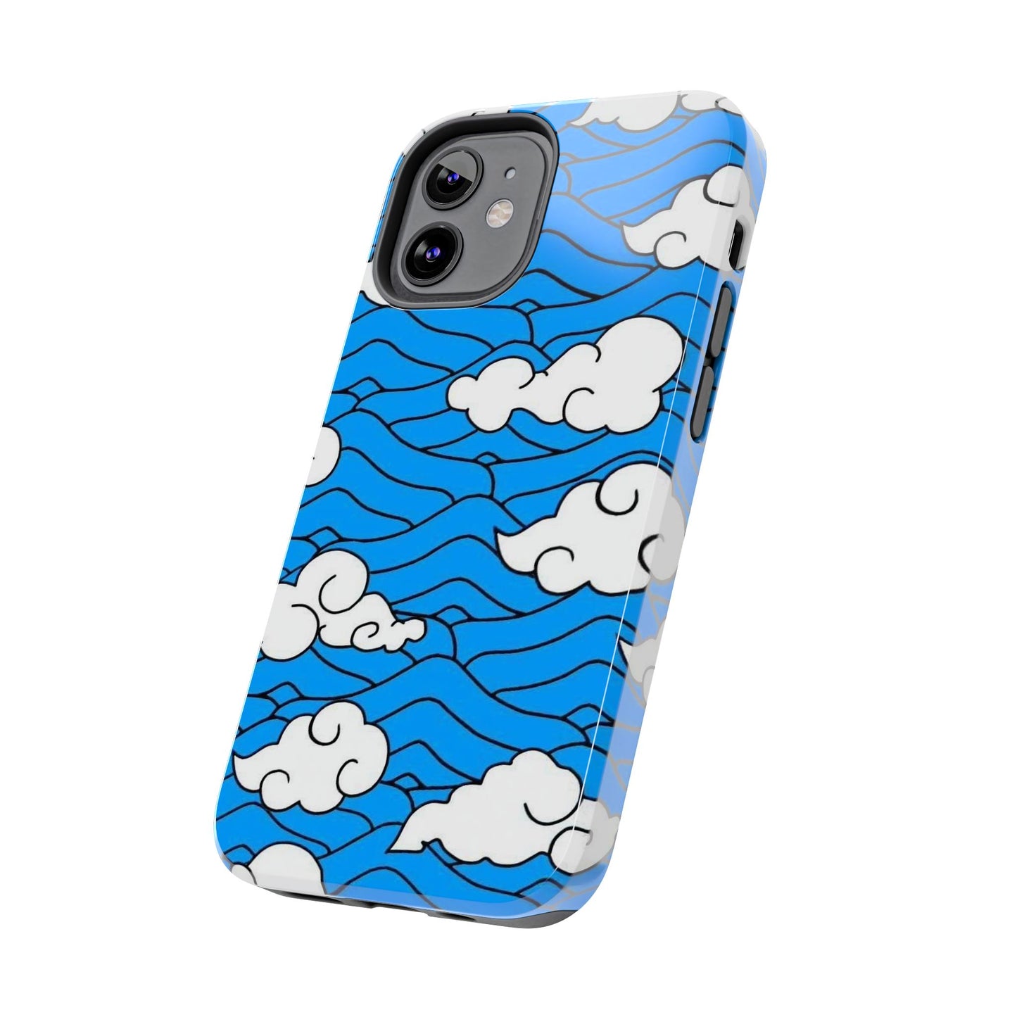 Cartoon Clouds Pattern Phone Case