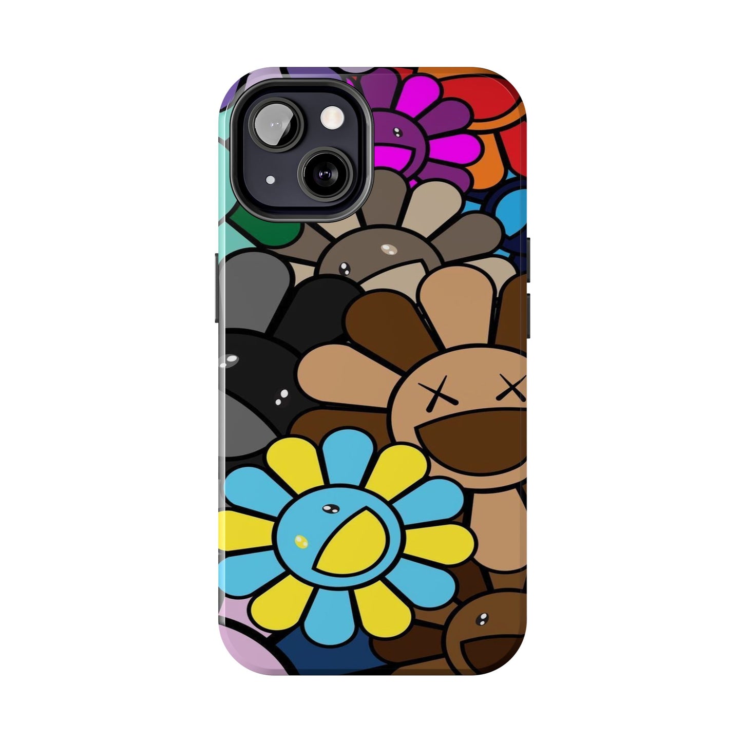 Rainbow Smiles Bloom Pattern Phone Case