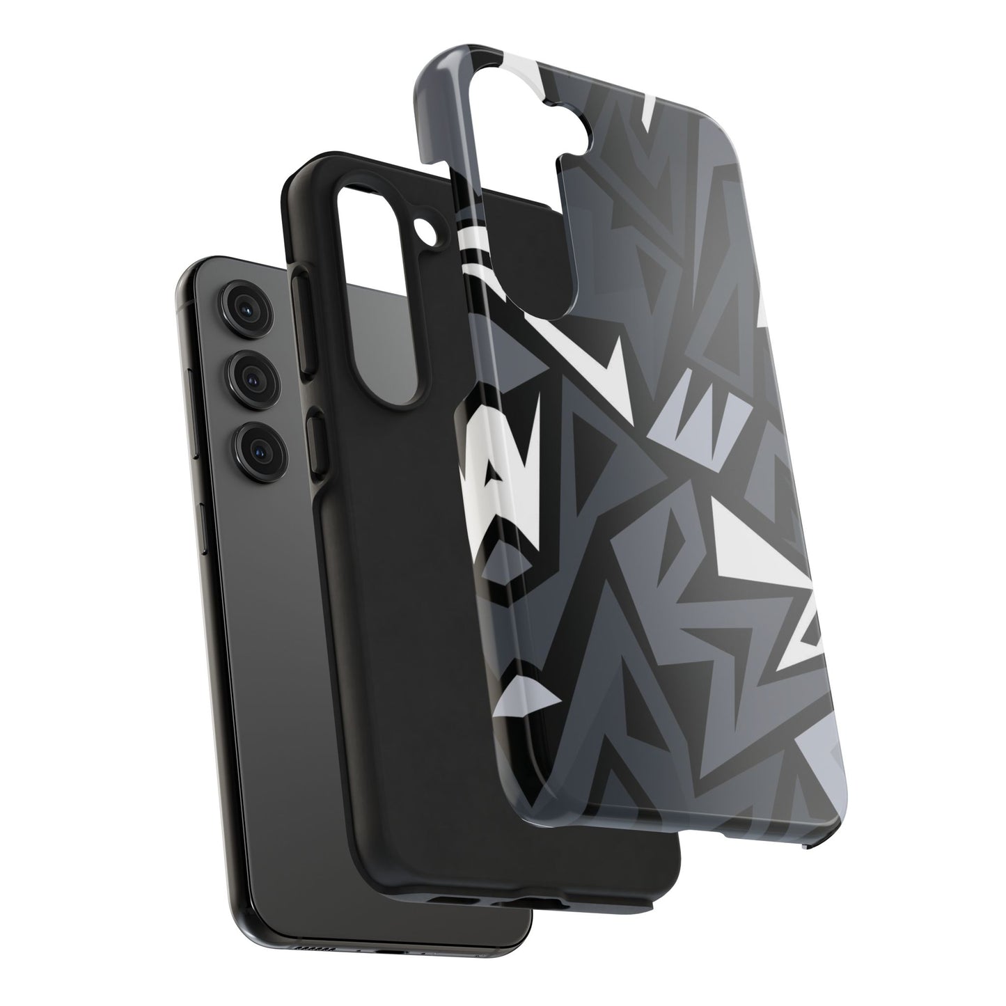 Abstract Black Pattern Phone Case