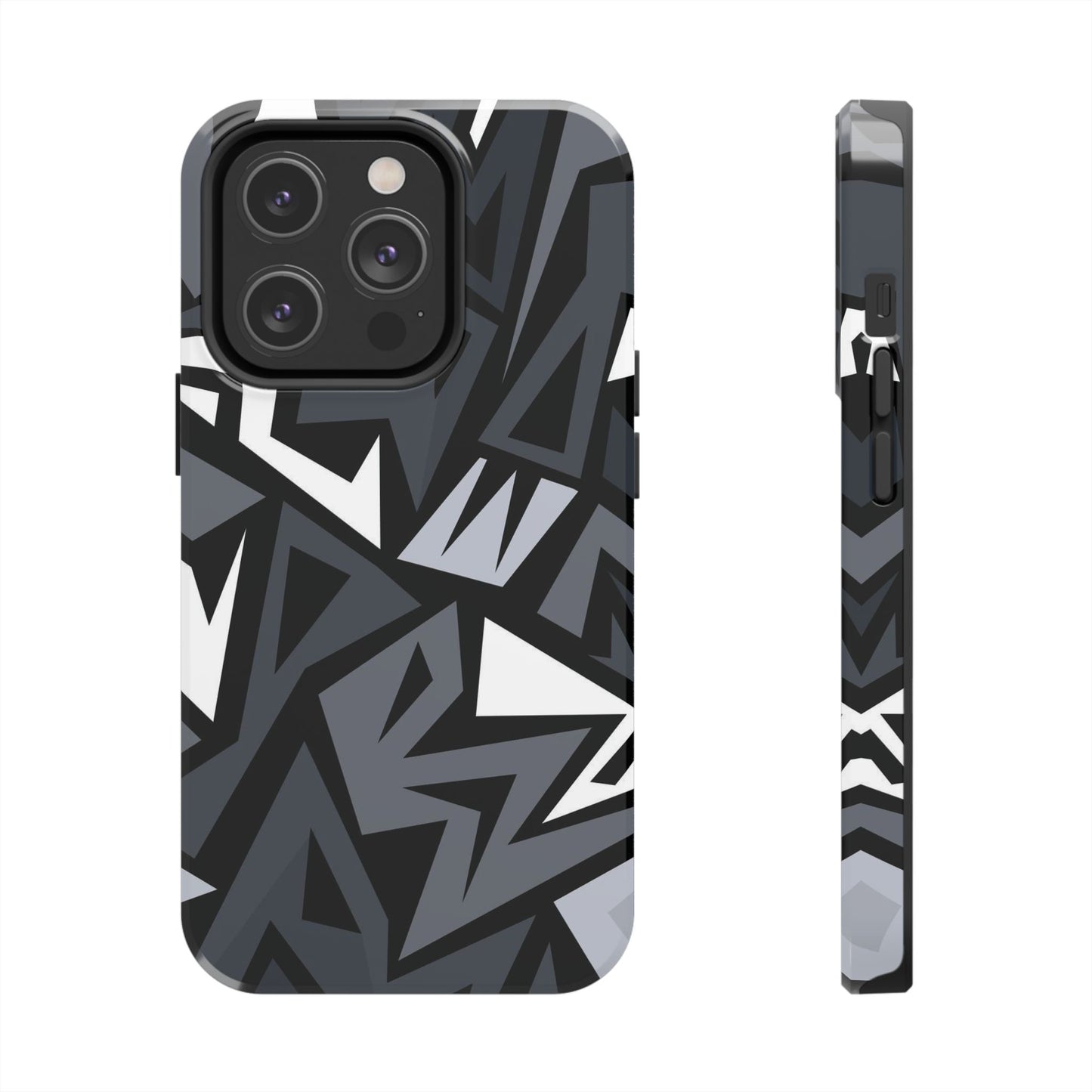 Abstract Black Pattern Phone Case