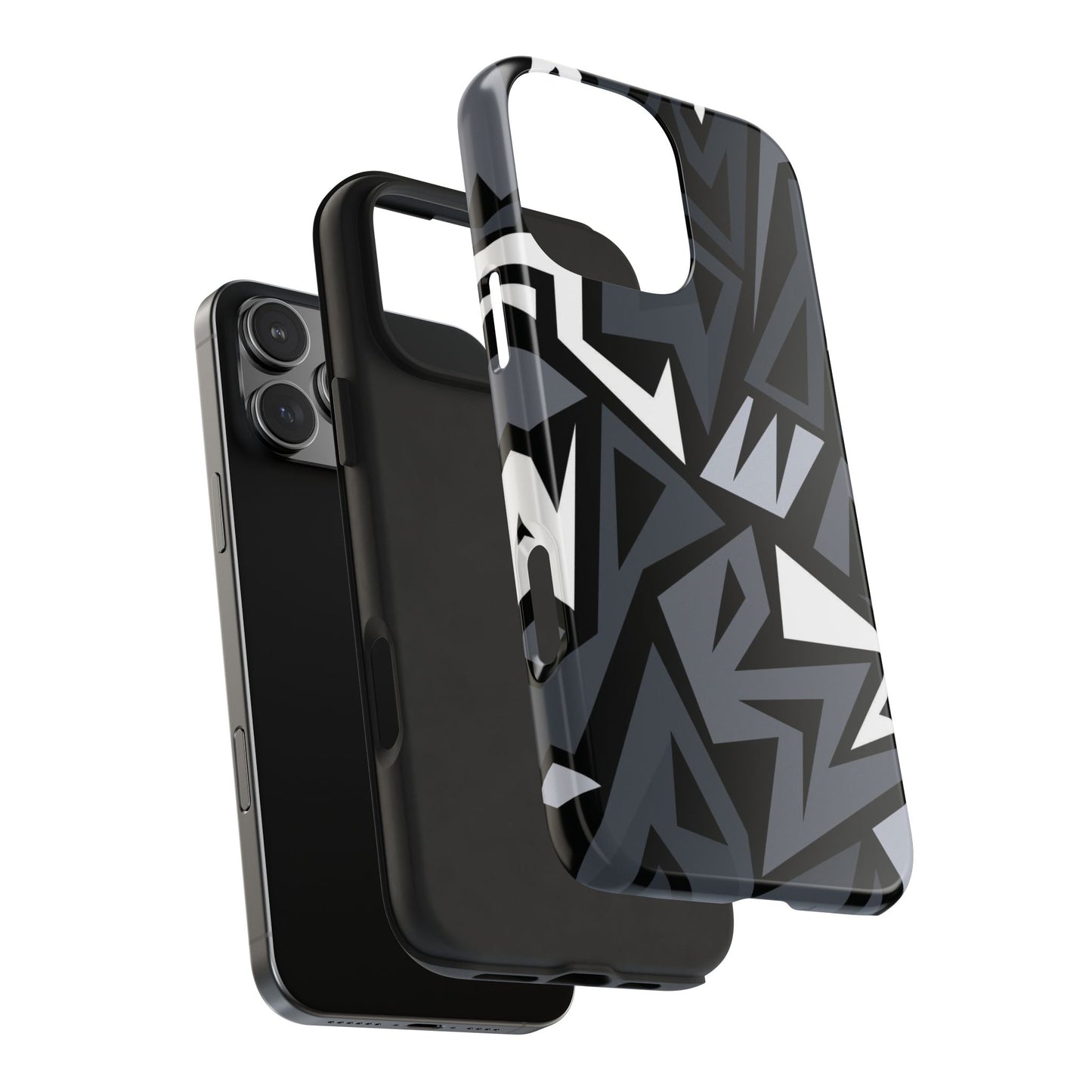 Abstract Black Pattern Phone Case
