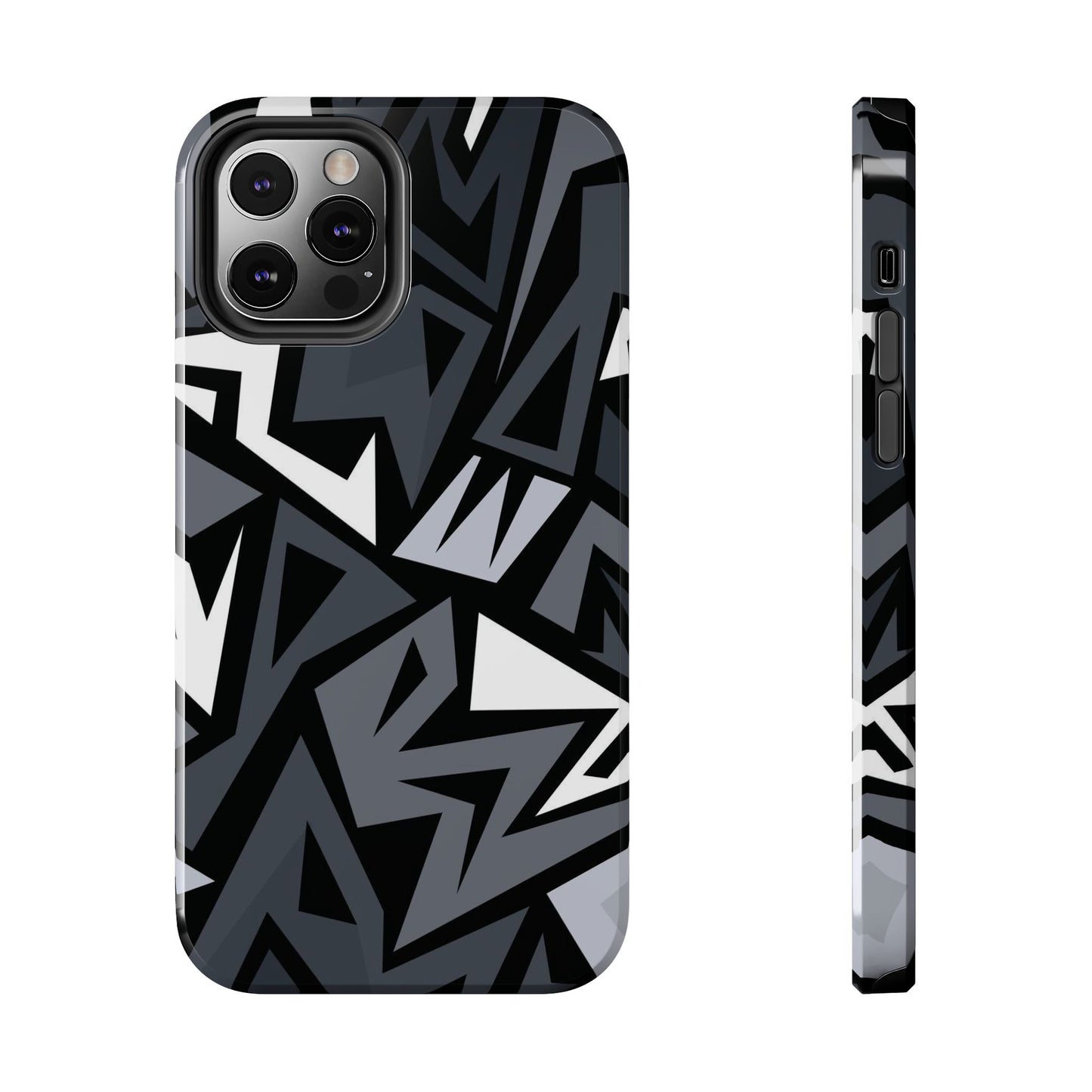 Abstract Black Pattern Phone Case
