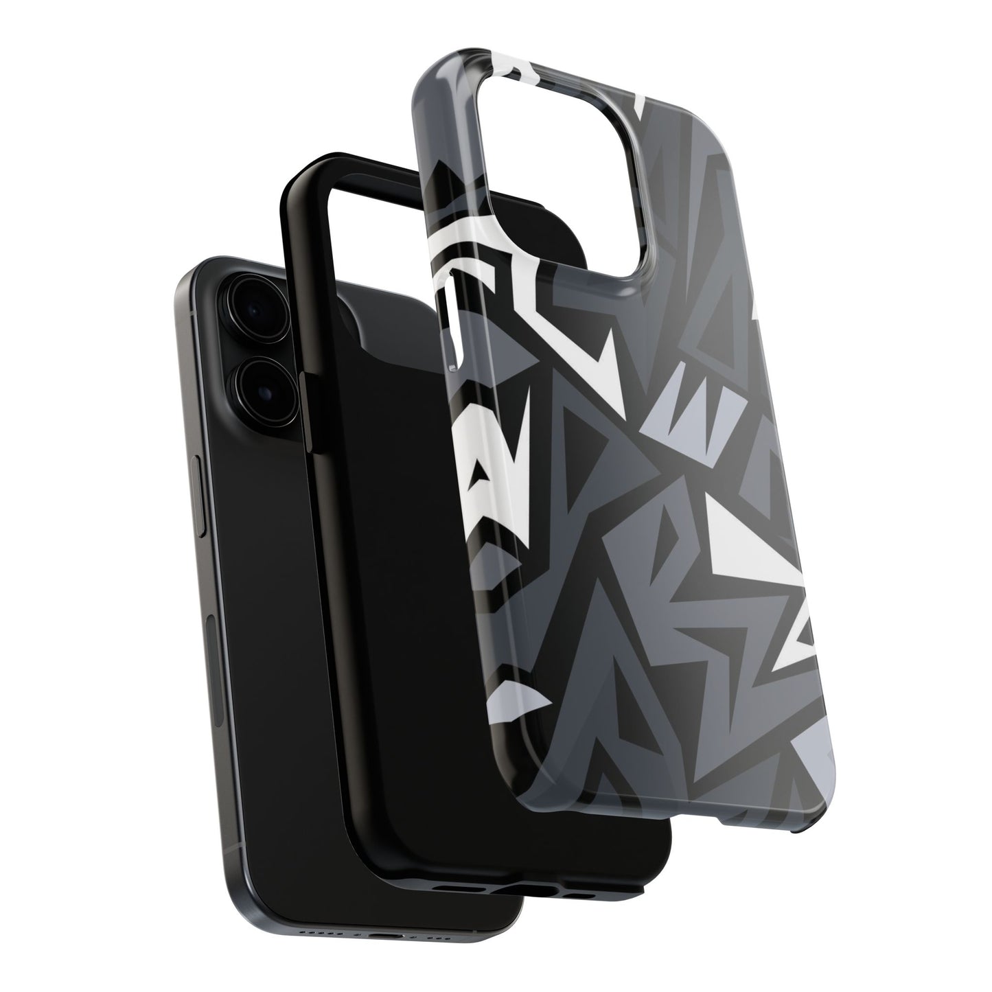 Abstract Black Pattern Phone Case