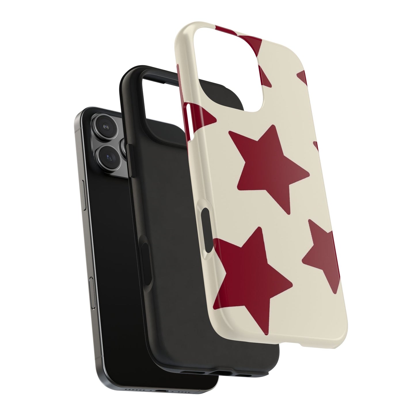 Stellar Red Pattern Phone Case