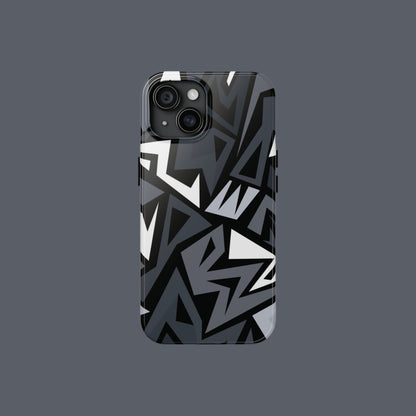 Abstract Black Pattern Phone Case