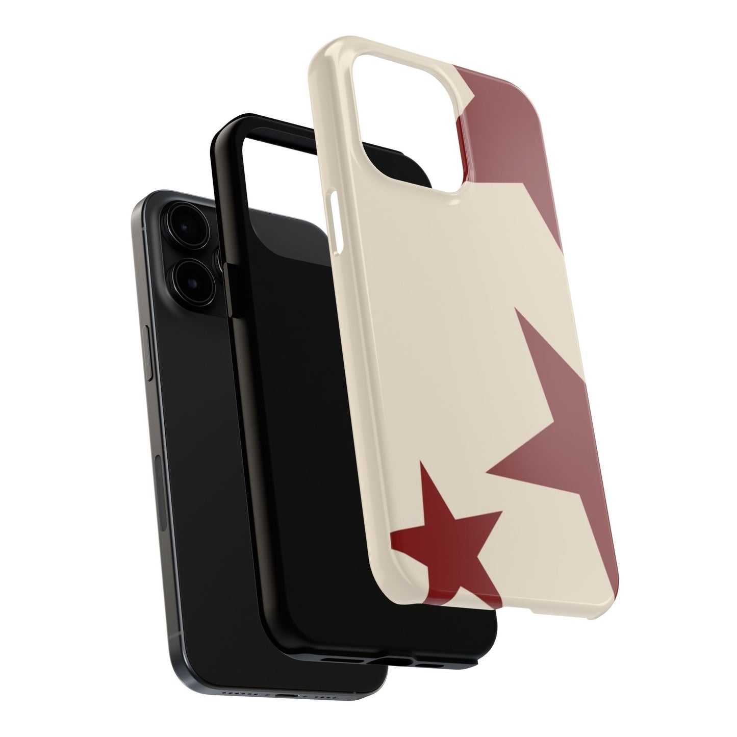 Stellar Red Pattern Phone Case