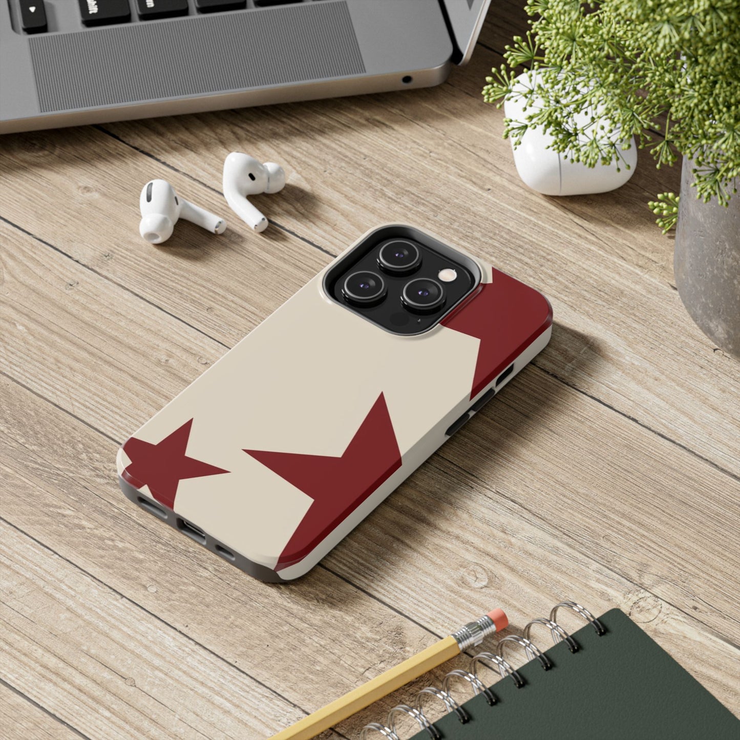 Stellar Red Pattern Phone Case