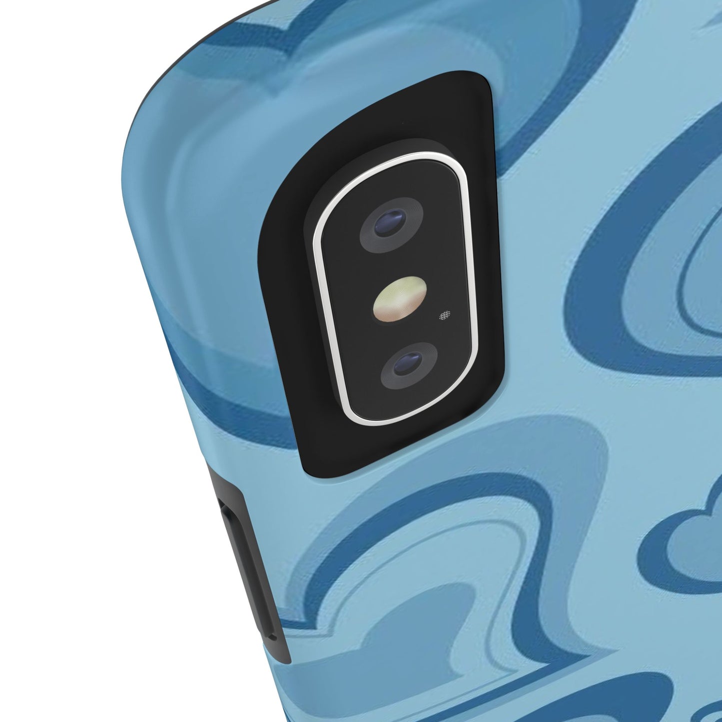 Blue Hearts Pattern Phone Case