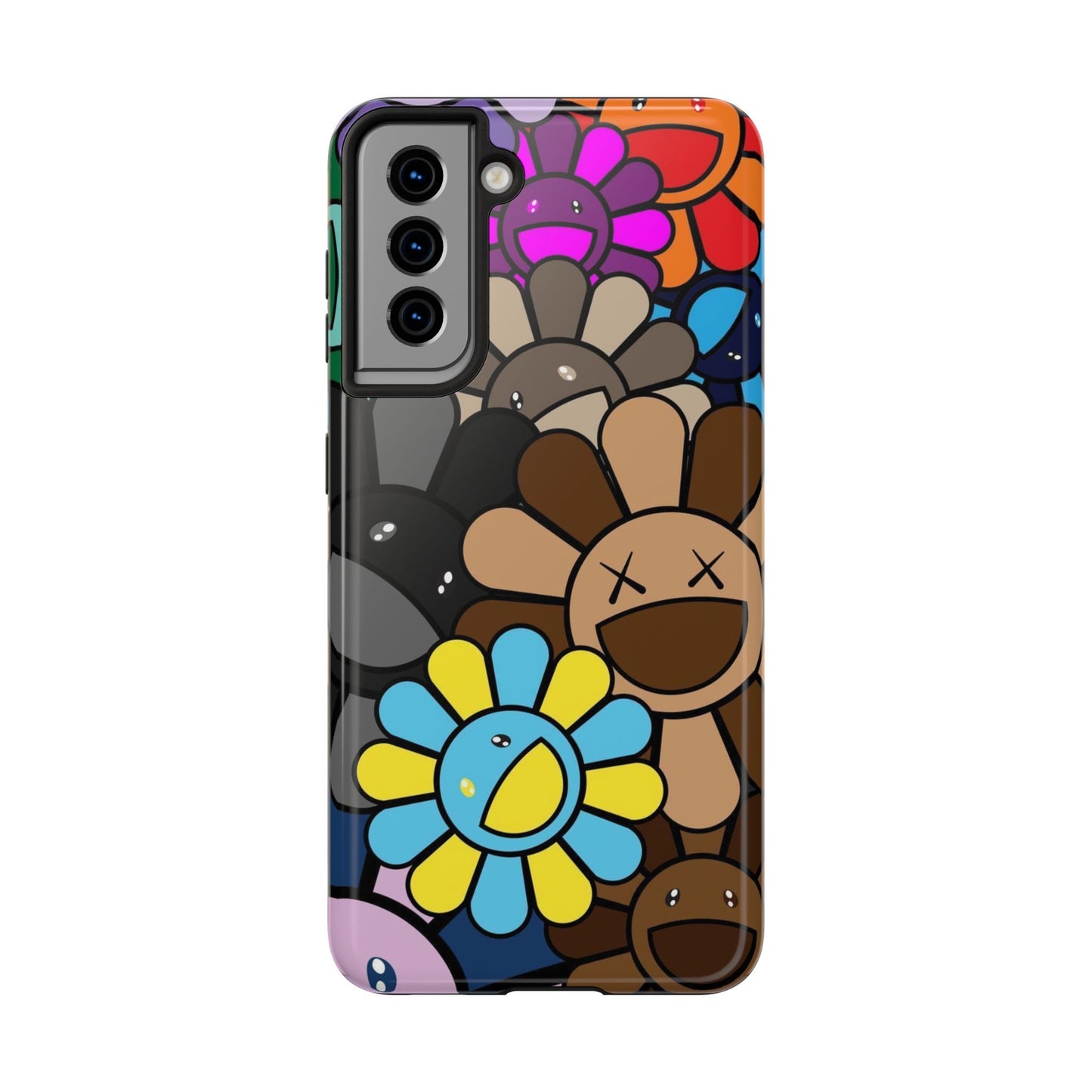 Rainbow Smiles Bloom Pattern Phone Case