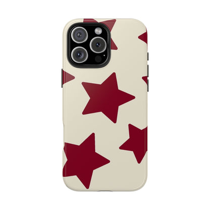 Stellar Red Pattern Phone Case