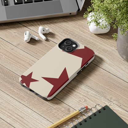 Stellar Red Pattern Phone Case