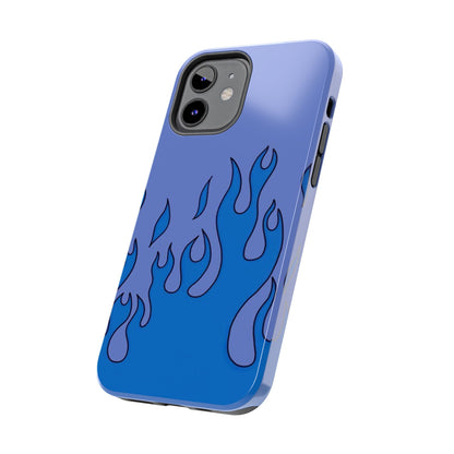 Blue Flames Pattern Phone Case