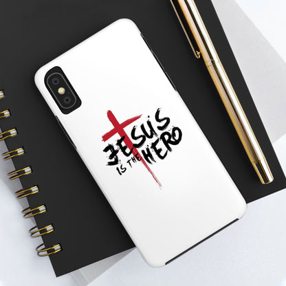 Jesus Is The Hero Phone Case