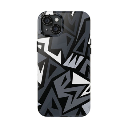 Abstract Black Pattern Phone Case