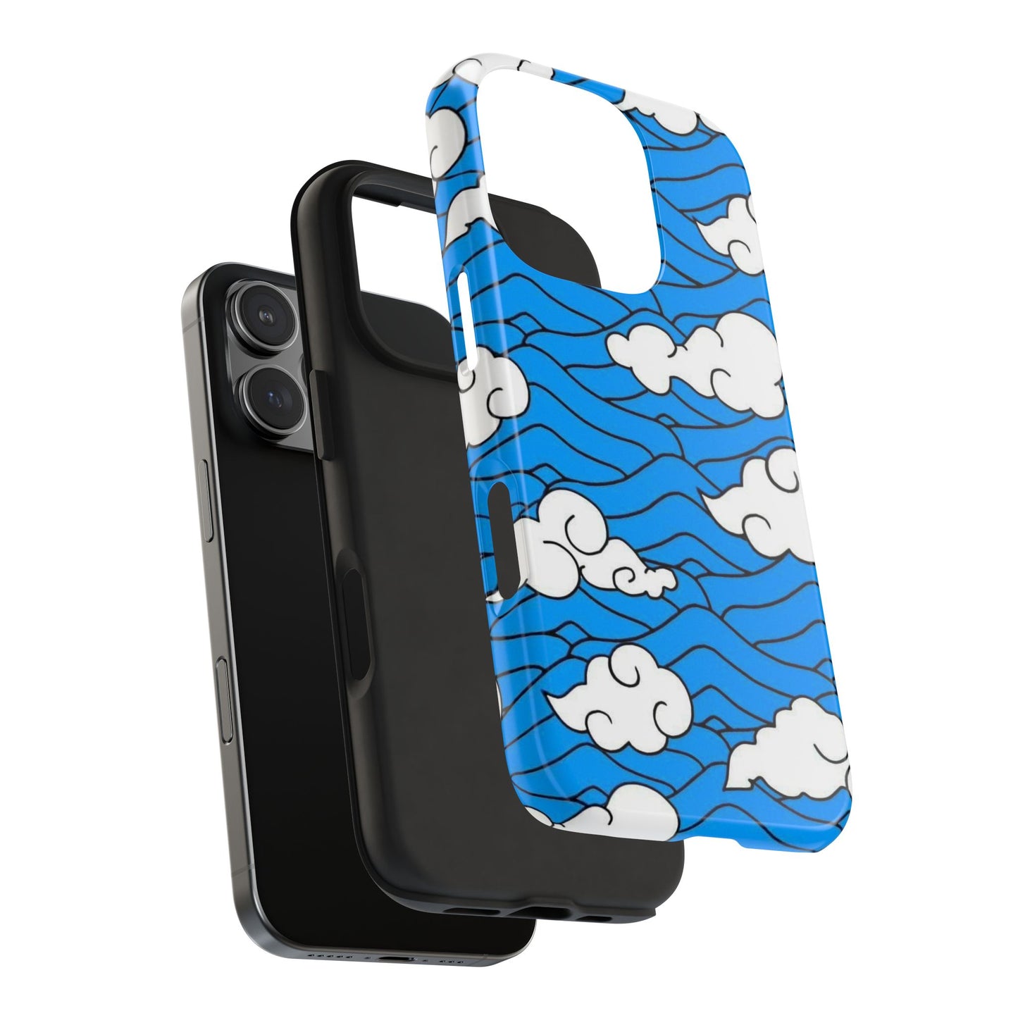 Cartoon Clouds Pattern Phone Case