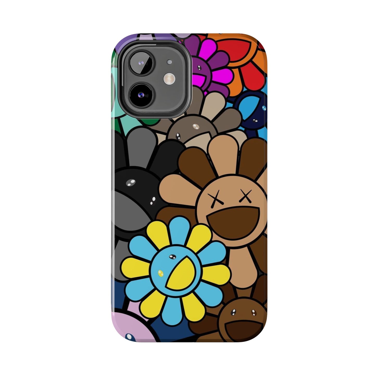 Rainbow Smiles Bloom Pattern Phone Case