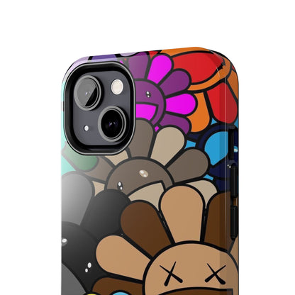 Rainbow Smiles Bloom Pattern Phone Case