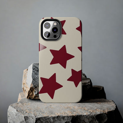 Stellar Red Pattern Phone Case