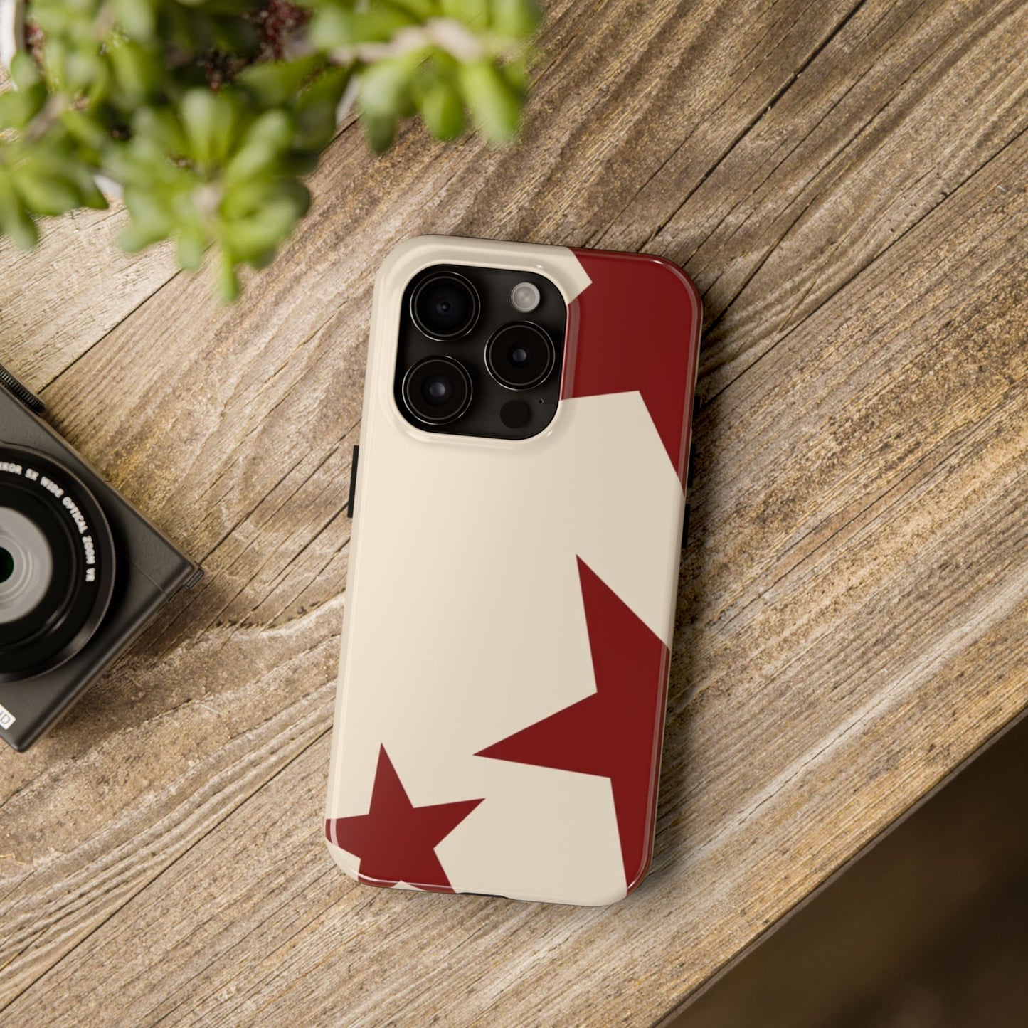 Stellar Red Pattern Phone Case