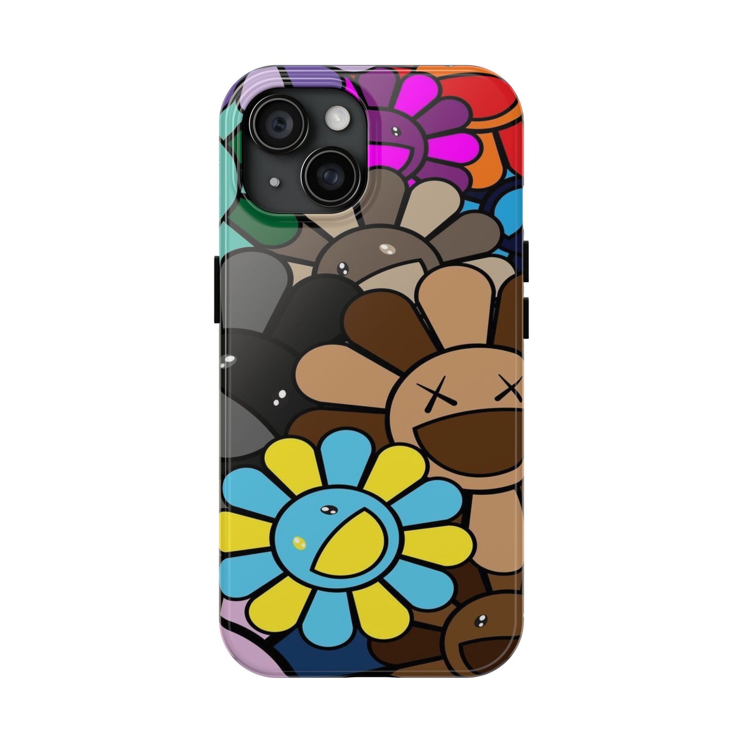 Rainbow Smiles Bloom Pattern Phone Case