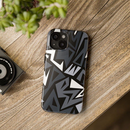 Abstract Black Pattern Phone Case