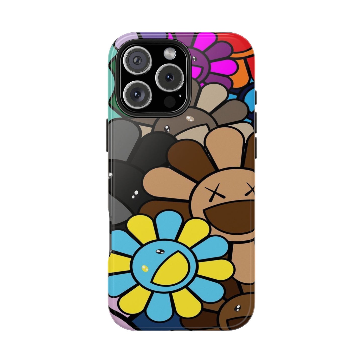 Rainbow Smiles Bloom Pattern Phone Case