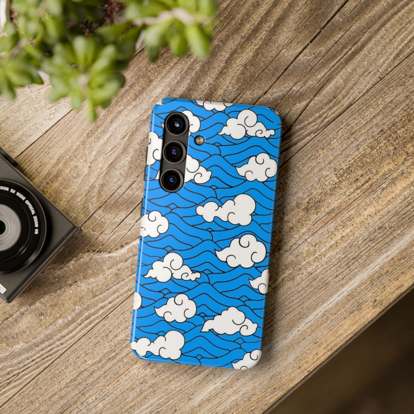 Cartoon Clouds Pattern Phone Case