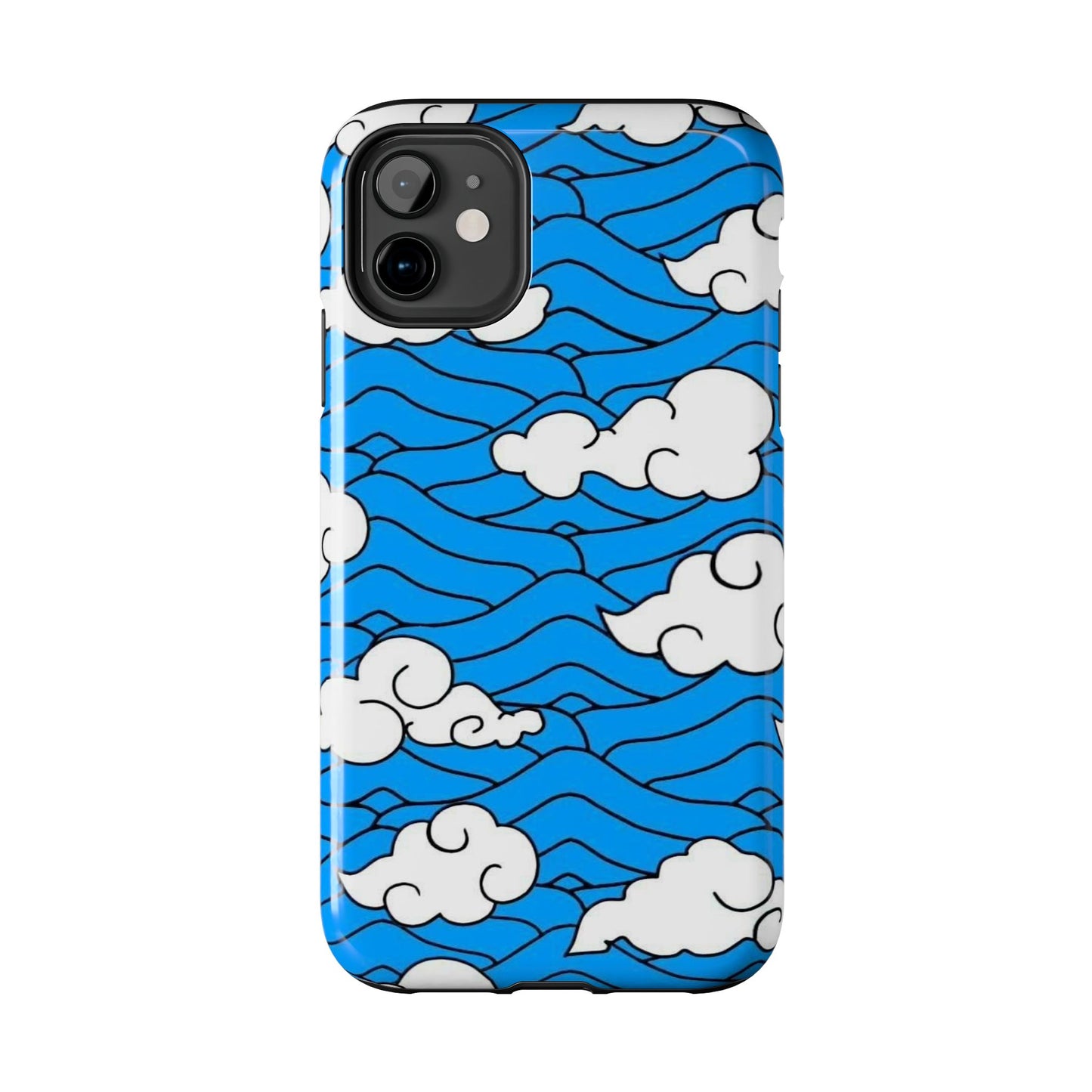 Cartoon Clouds Pattern Phone Case