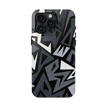 Abstract Black Pattern Phone Case