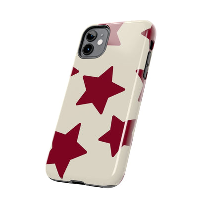 Stellar Red Pattern Phone Case