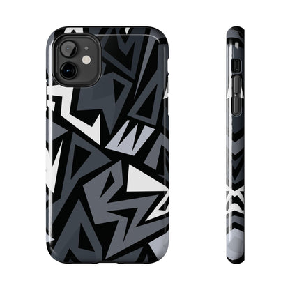 Abstract Black Pattern Phone Case