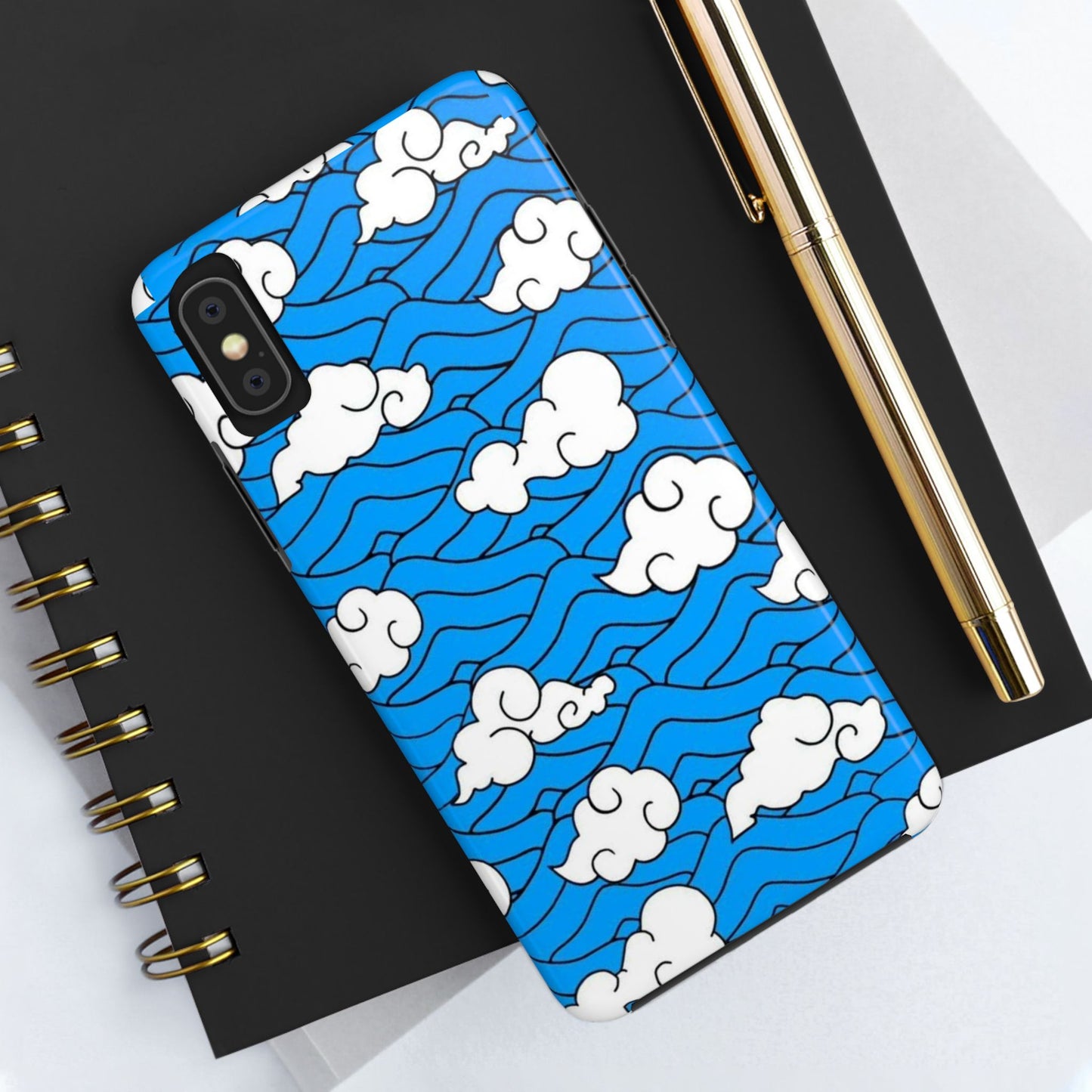 Cartoon Clouds Pattern Phone Case